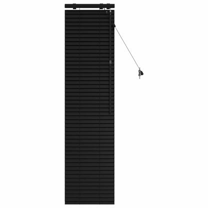 Jaloezie Zwart 50 x 160 cm 35 mm Massief Paulowniahout