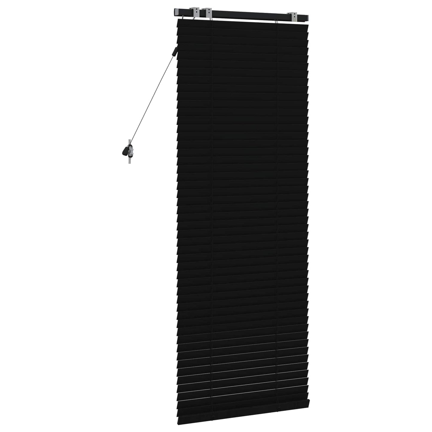 Jaloezie Zwart 60 x 160 cm 35 mm Massief Paulowniahout