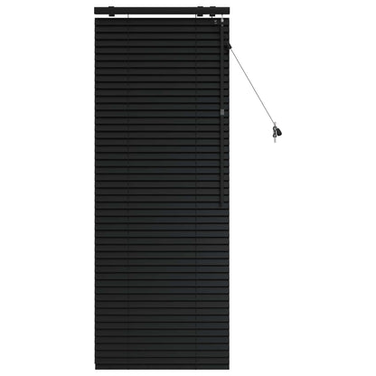 Jaloezie Zwart 65 x 160 cm 35 mm Massief Paulowniahout