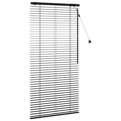 Jaloezie Zwart 75 x 160 cm 35 mm Massief Paulowniahout