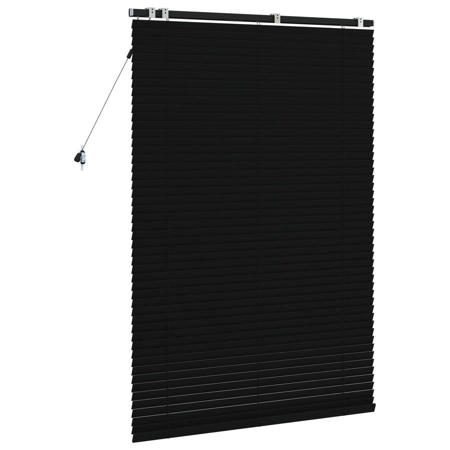 Jaloezie Zwart 120 x 160 cm 35 mm Massief Paulowniahout