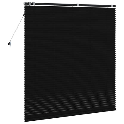 Jaloezie Zwart 150 x 160 cm 35 mm Massief Paulowniahout