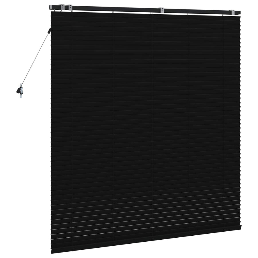 Jaloezie Zwart 150 x 160 cm 35 mm Massief Paulowniahout