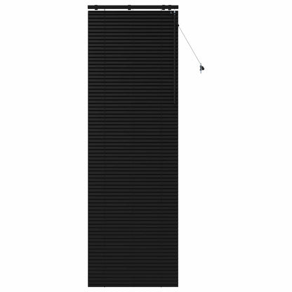 Jaloezie Zwart 85 x 250 cm 35 mm Massief Paulowniahout