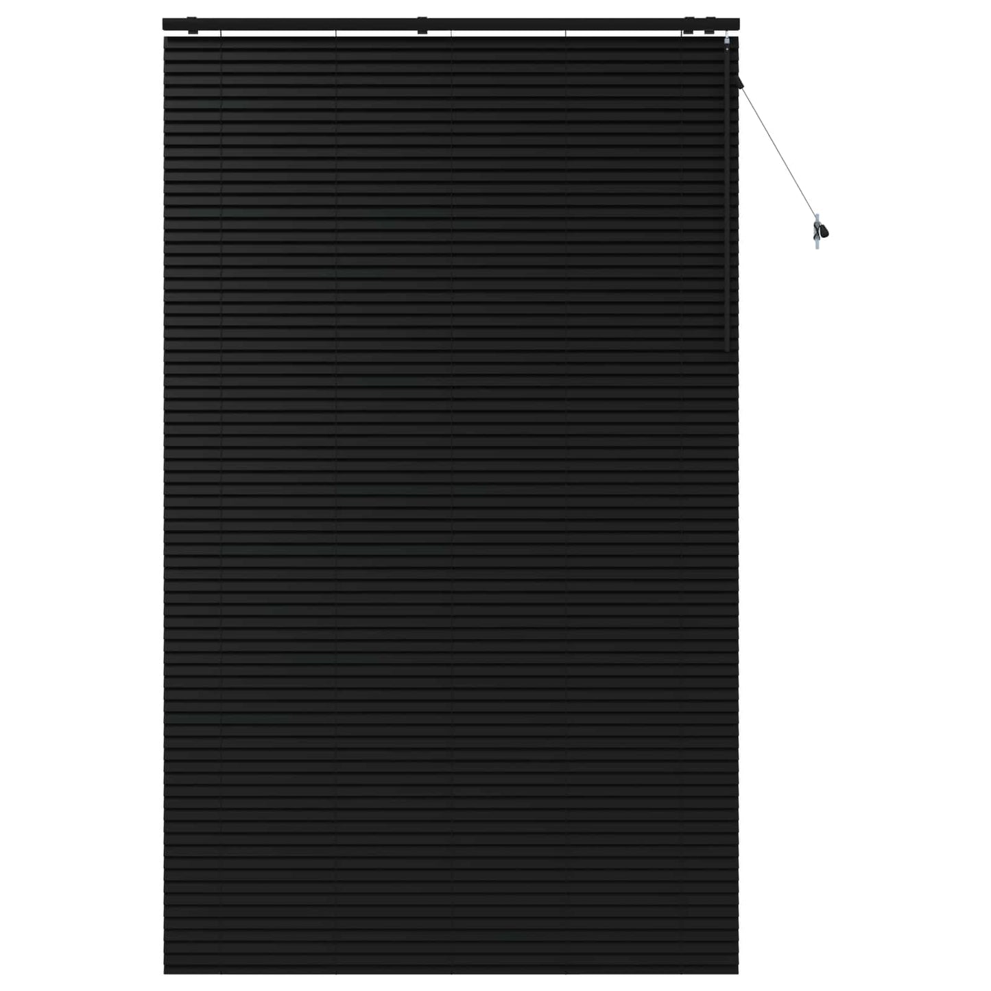 Jaloezie Zwart 160 x 250 cm 35 mm Massief Paulowniahout