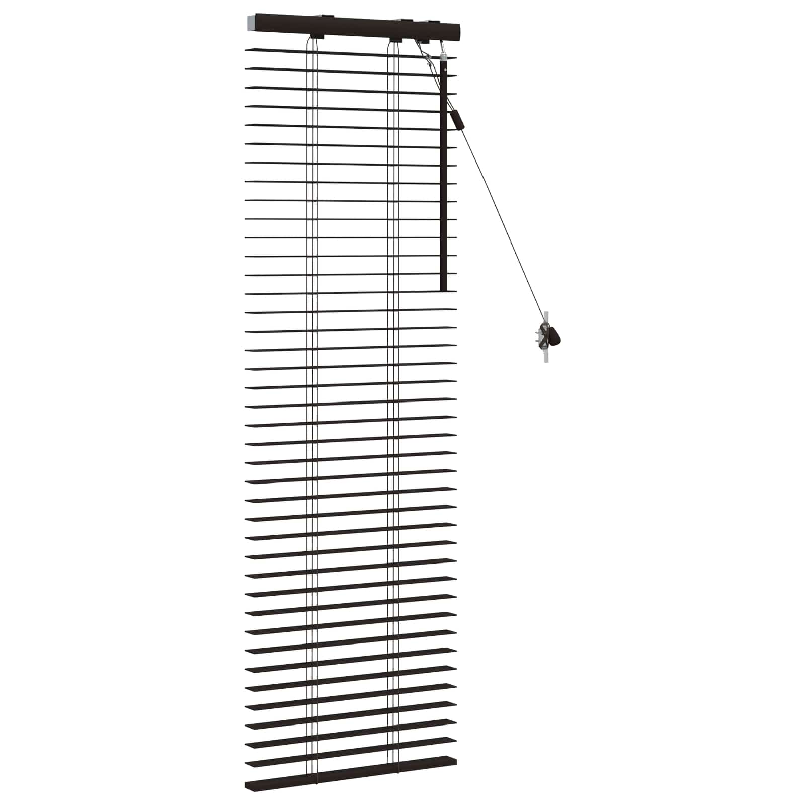Jaloezie Donkerbruin 40 x 130 cm 35 mm Massief Paulowniahout