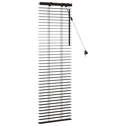 Jaloezie Donkerbruin 40 x 130 cm 35 mm Massief Paulowniahout