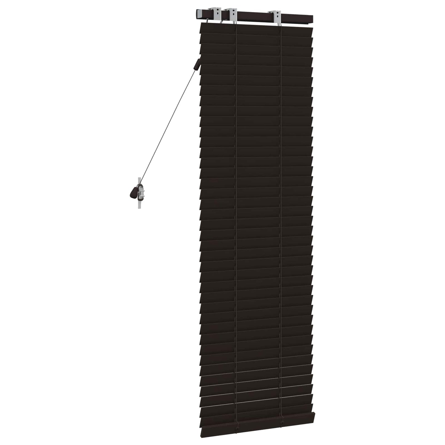 Jaloezie Donkerbruin 50 x 130 cm 35 mm Massief Paulowniahout