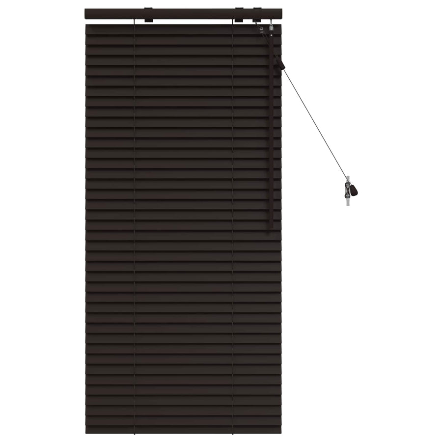 Jaloezie Donkerbruin 55 x 130 cm 35 mm Massief Paulowniahout