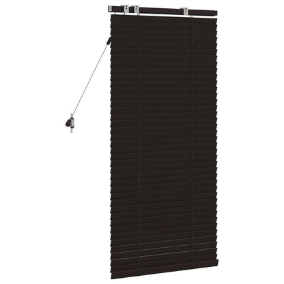 Jaloezie Donkerbruin 60 x 130 cm 35 mm Massief Paulowniahout