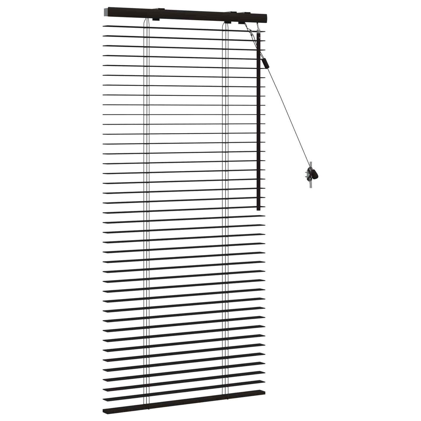 Jaloezie Donkerbruin 65 x 130 cm 35 mm Massief Paulowniahout