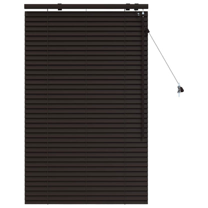Jaloezie Donkerbruin 90 x 130 cm 35 mm Massief Paulowniahout