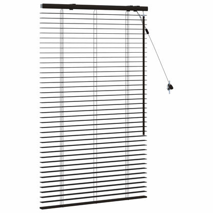 Jaloezie Donkerbruin 95 x 130 cm 35 mm Massief Paulowniahout