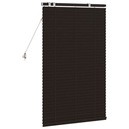 Jaloezie Donkerbruin 95 x 130 cm 35 mm Massief Paulowniahout