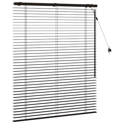 Jaloezie Donkerbruin 110 x 130 cm 35 mm Massief Paulowniahout