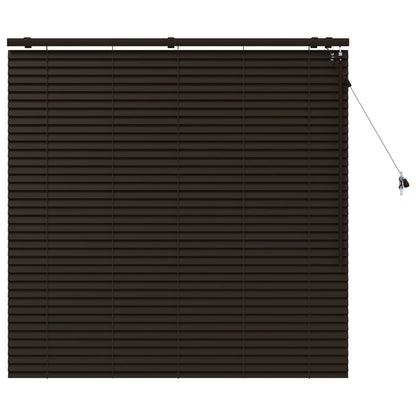 Jaloezie Donkerbruin 135 x 130 cm 35 mm Massief Paulowniahout