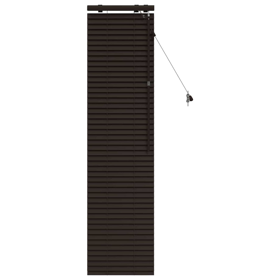 Jaloezie Donkerbruin 45 x 160 cm 35 mm Massief Paulowniahout
