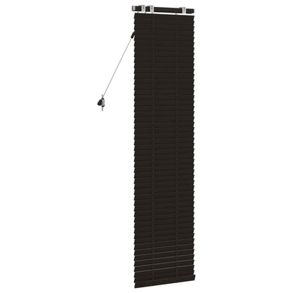 Jaloezie Donkerbruin 50 x 160 cm 35 mm Massief Paulowniahout