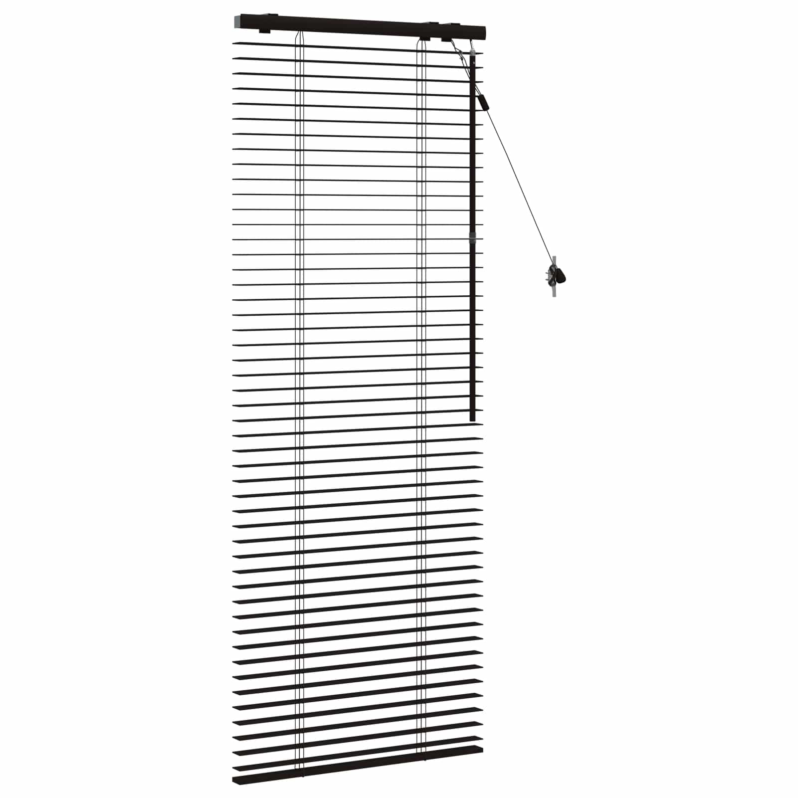 Jaloezie Donkerbruin 55 x 160 cm 35 mm Massief Paulowniahout