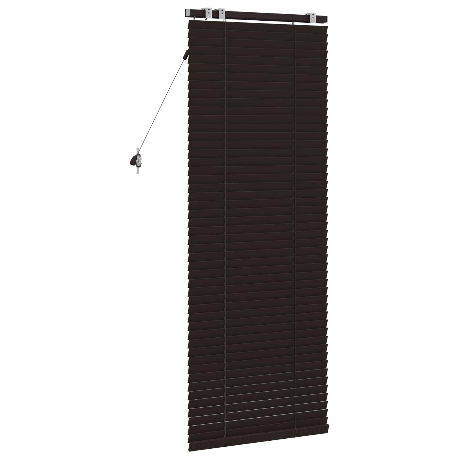 Jaloezie Donkerbruin 55 x 160 cm 35 mm Massief Paulowniahout