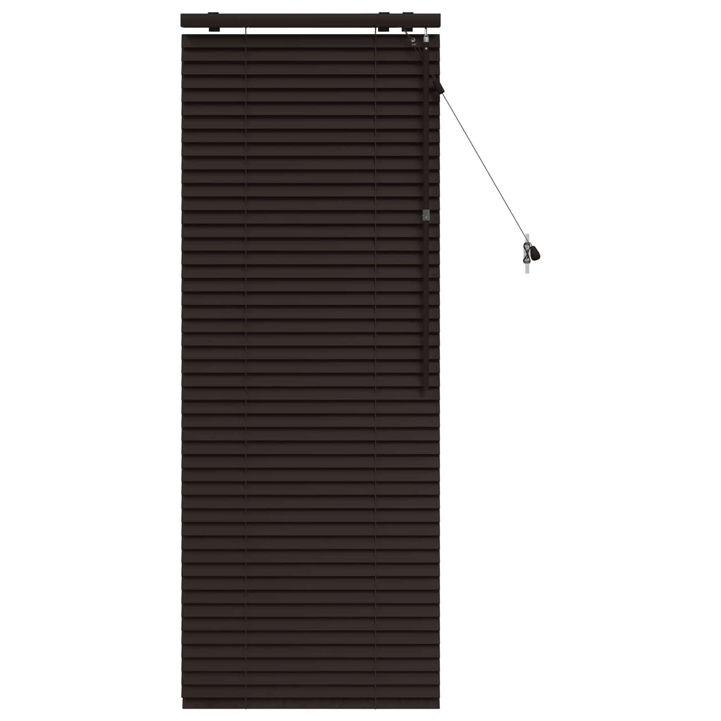 Jaloezie Donkerbruin 65 x 160 cm 35 mm Massief Paulowniahout