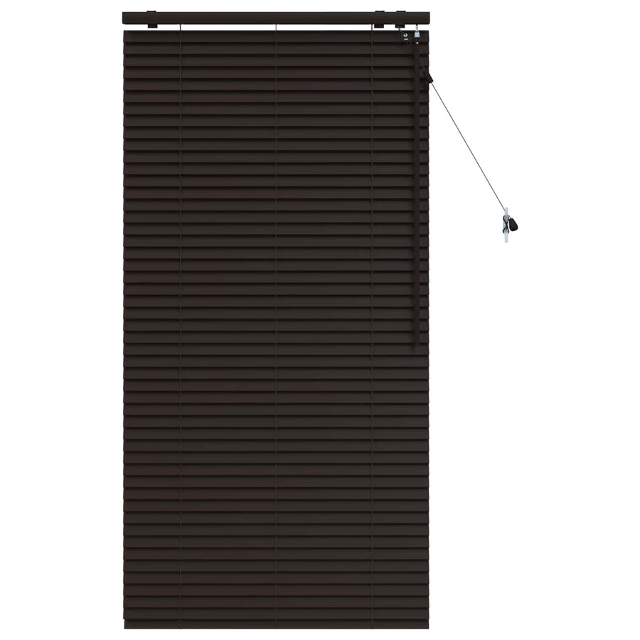 Jaloezie Donkerbruin 80 x 160 cm 35 mm Massief Paulowniahout