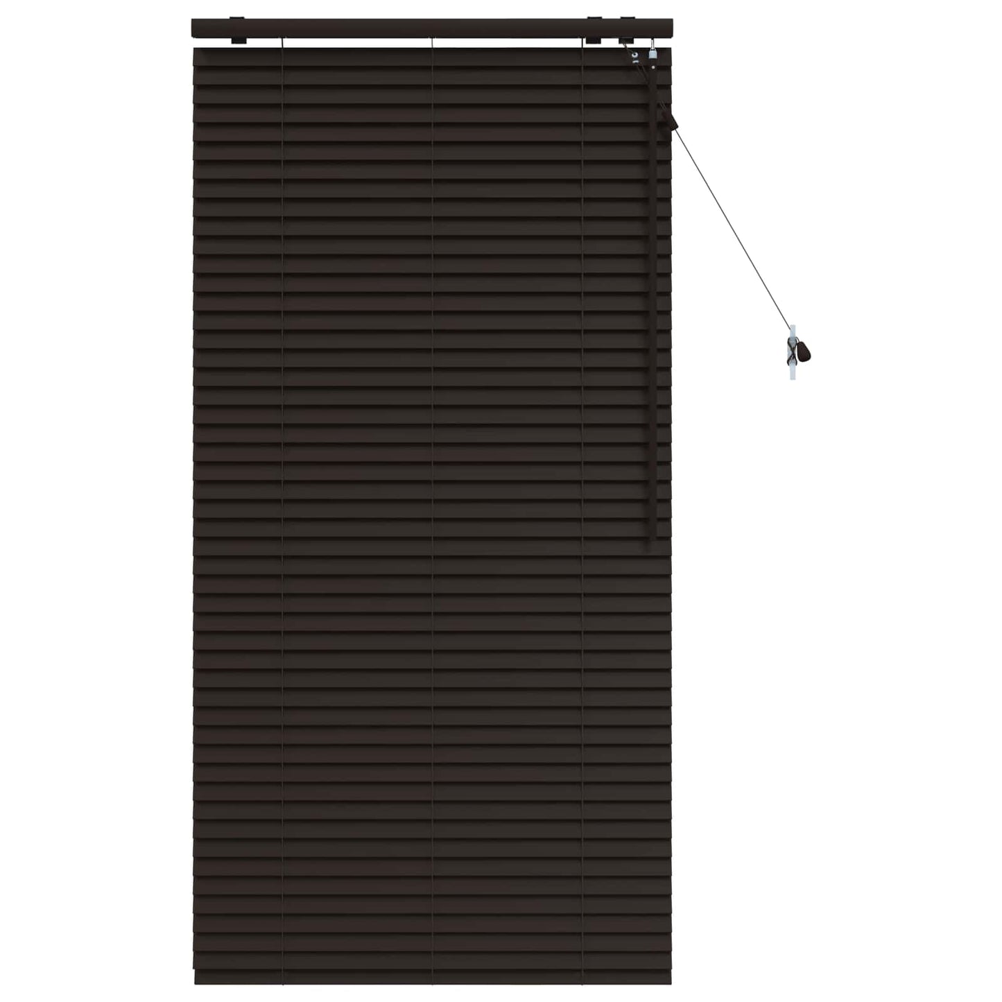 Jaloezie Donkerbruin 90 x 160 cm 35 mm Massief Paulowniahout