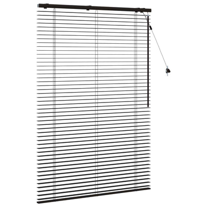 Jaloezie Donkerbruin 120 x 160 cm 35 mm Massief Paulowniahout
