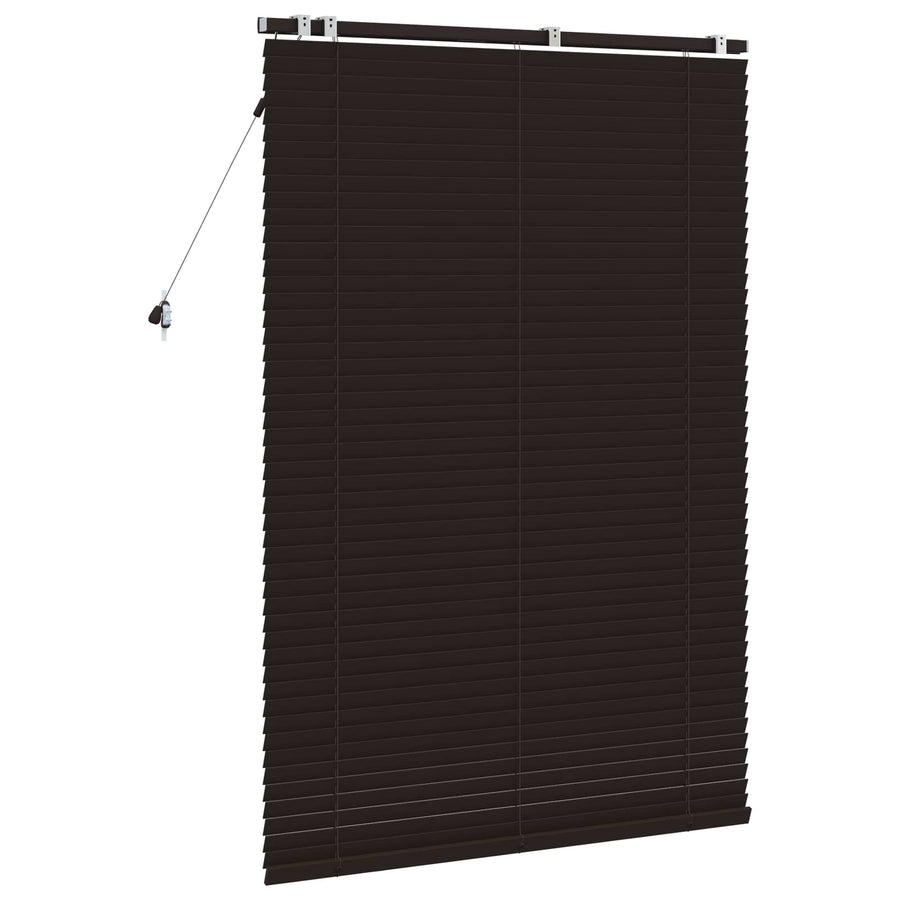 Jaloezie Donkerbruin 120 x 160 cm 35 mm Massief Paulowniahout