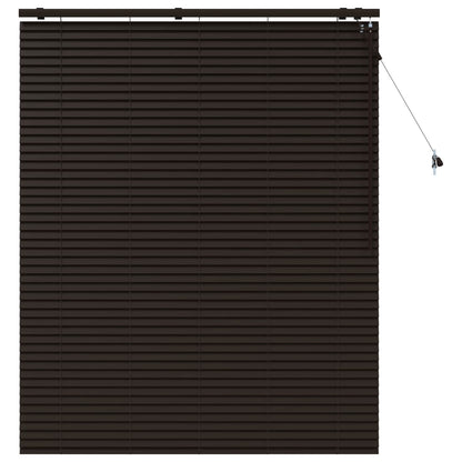 Jaloezie Donkerbruin 125 x 160 cm 35 mm Massief Paulowniahout