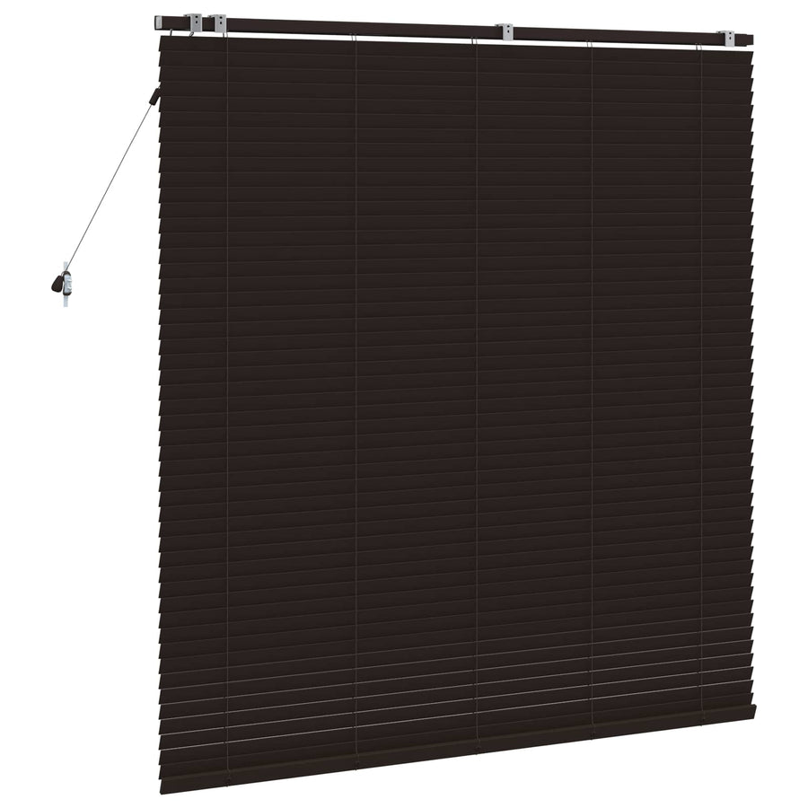Jaloezie Donkerbruin 145 x 160 cm 35 mm Massief Paulowniahout