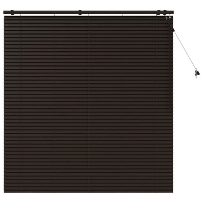 Jaloezie Donkerbruin 145 x 160 cm 35 mm Massief Paulowniahout