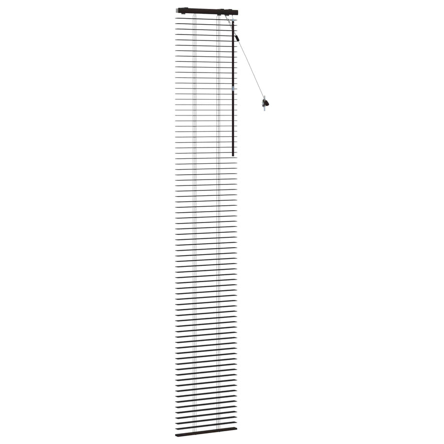 Jaloezie Donkerbruin 40 x 250 cm 35 mm Massief Paulowniahout