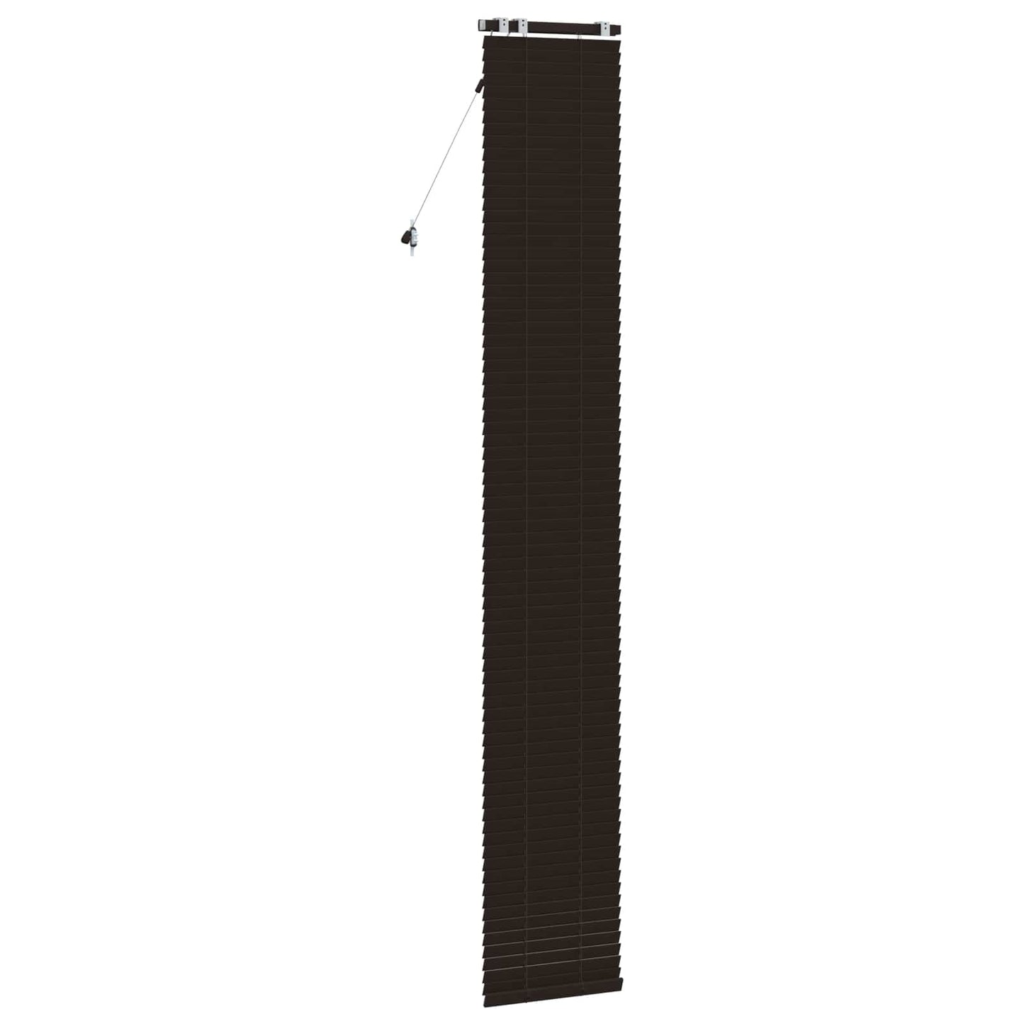 Jaloezie Donkerbruin 45 x 250 cm 35 mm Massief Paulowniahout