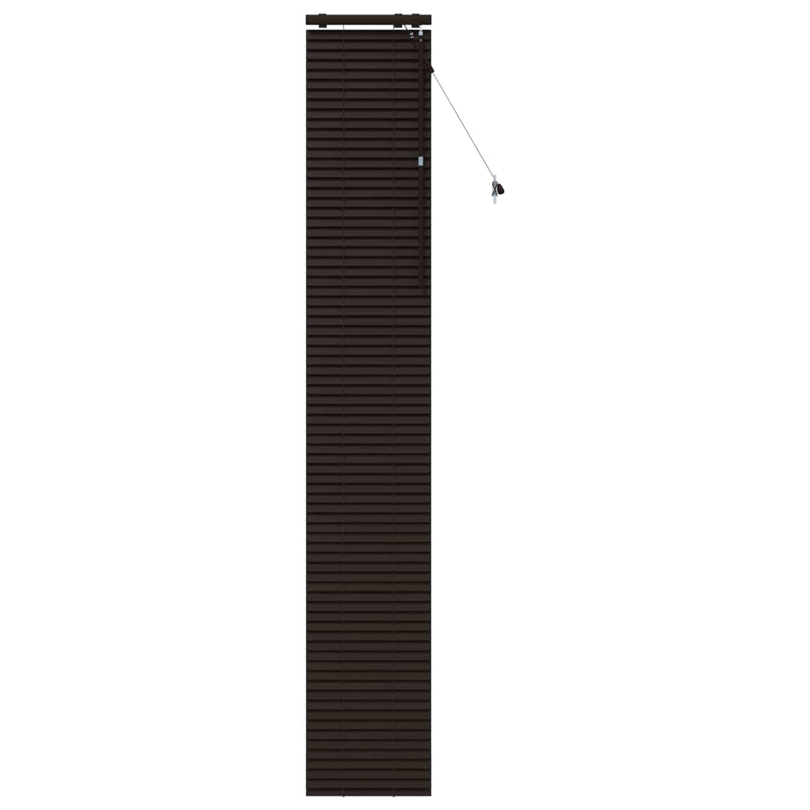 Jaloezie Donkerbruin 50 x 250 cm 35 mm Massief Paulowniahout