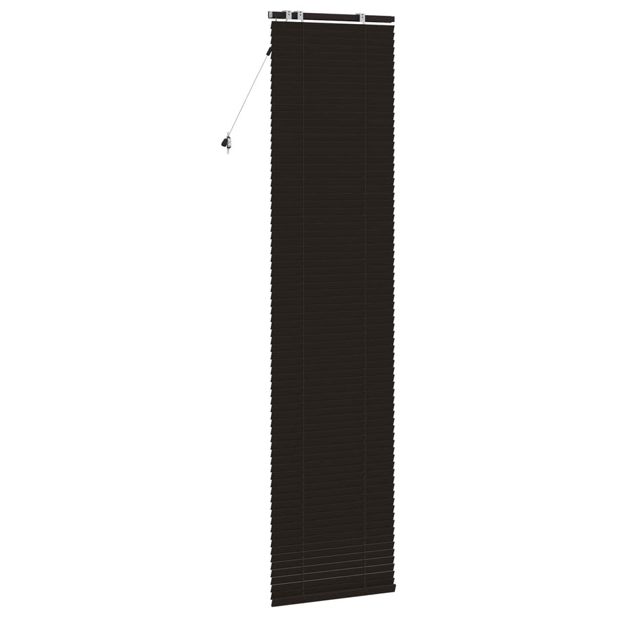 Jaloezie Donkerbruin 65 x 250 cm 35 mm Massief Paulowniahout