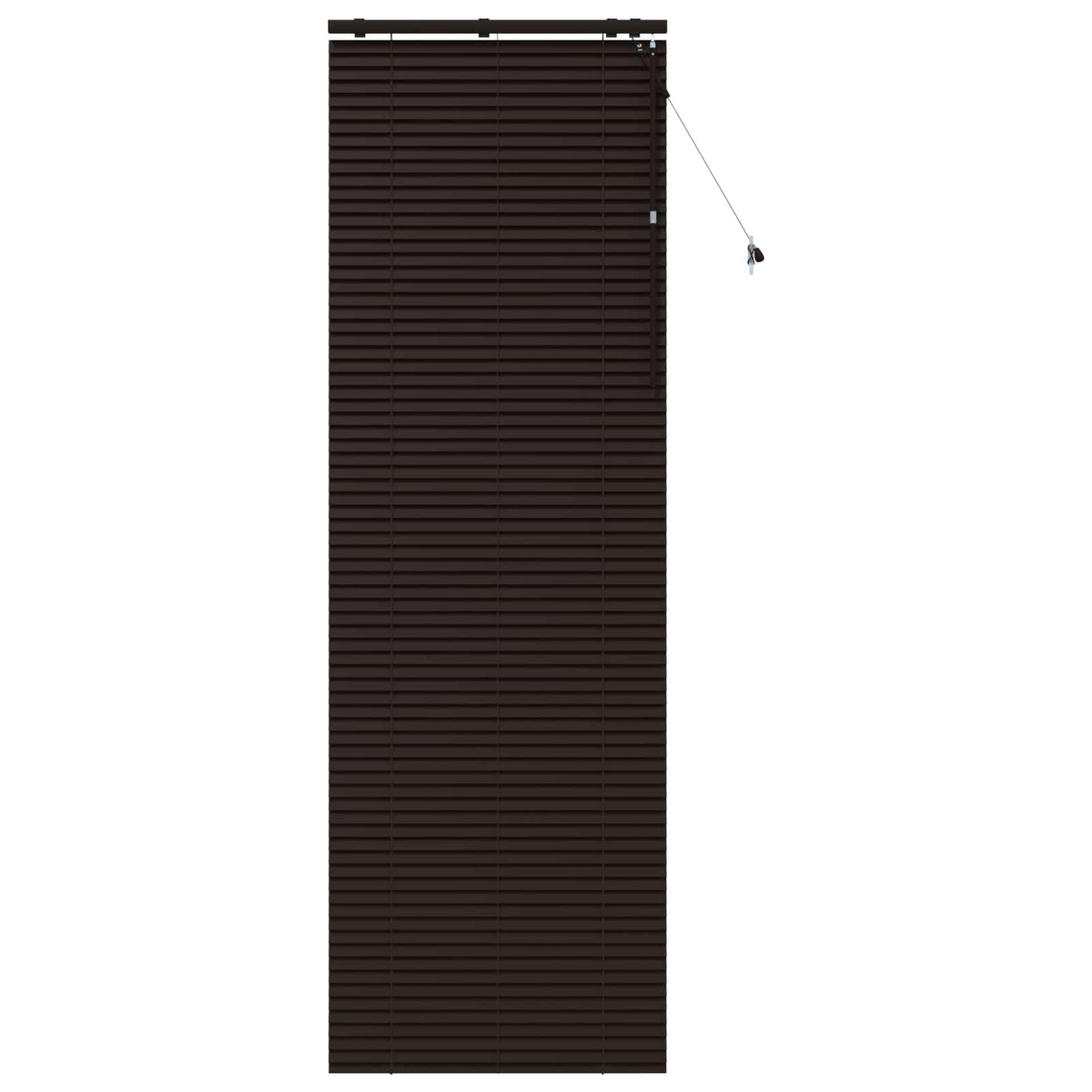 Jaloezie Donkerbruin 70 x 250 cm 35 mm Massief Paulowniahout