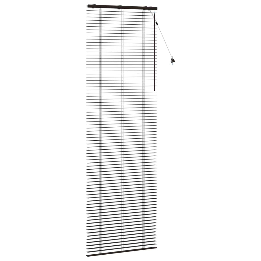 Jaloezie Donkerbruin 85 x 250 cm 35 mm Massief Paulowniahout