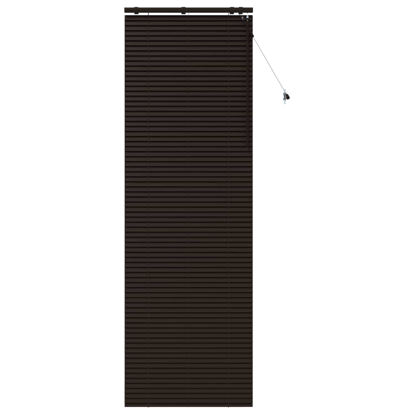 Jaloezie Donkerbruin 90 x 250 cm 35 mm Massief Paulowniahout