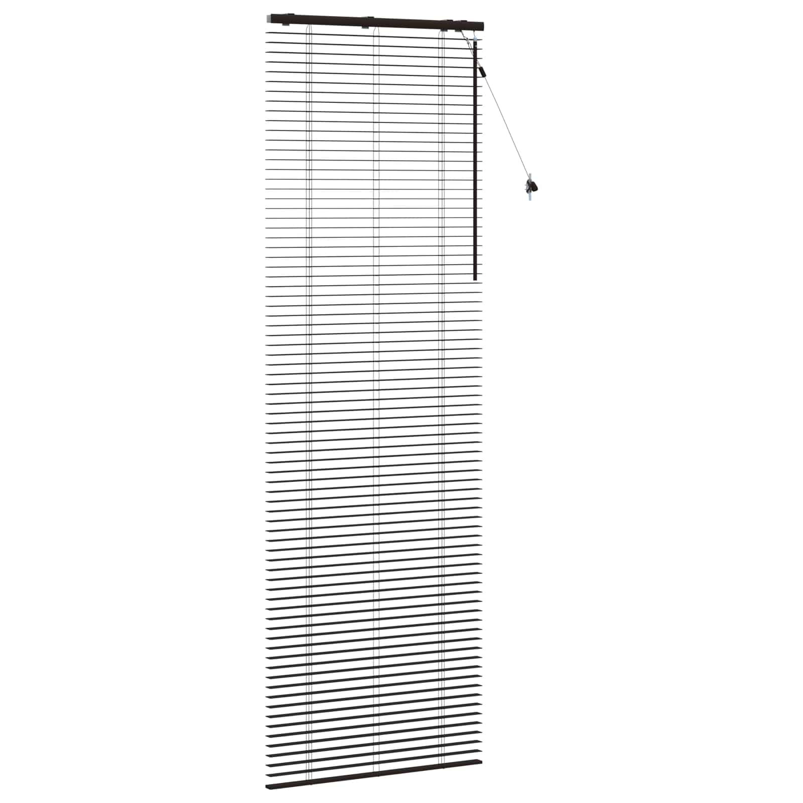Jaloezie Donkerbruin 95 x 250 cm 35 mm Massief Paulowniahout