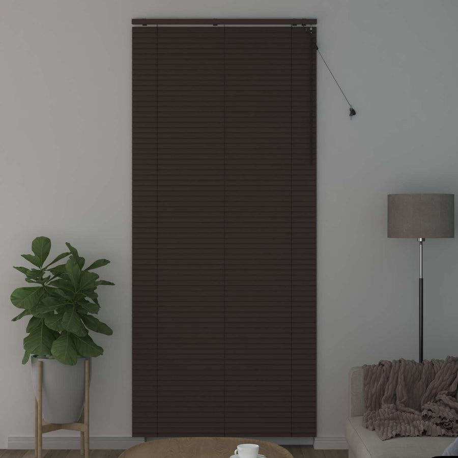 Jaloezie Donkerbruin 110 x 250 cm 35 mm Massief Paulowniahout