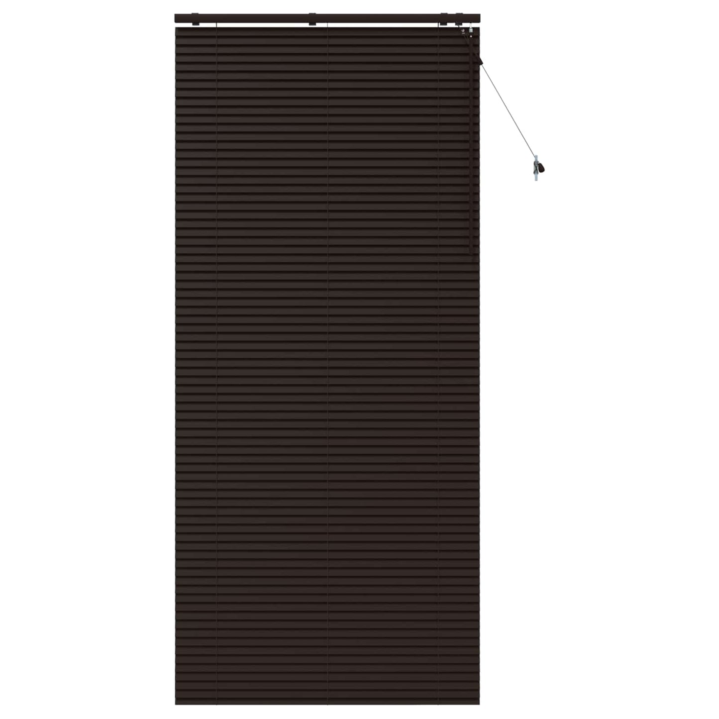 Jaloezie Donkerbruin 110 x 250 cm 35 mm Massief Paulowniahout
