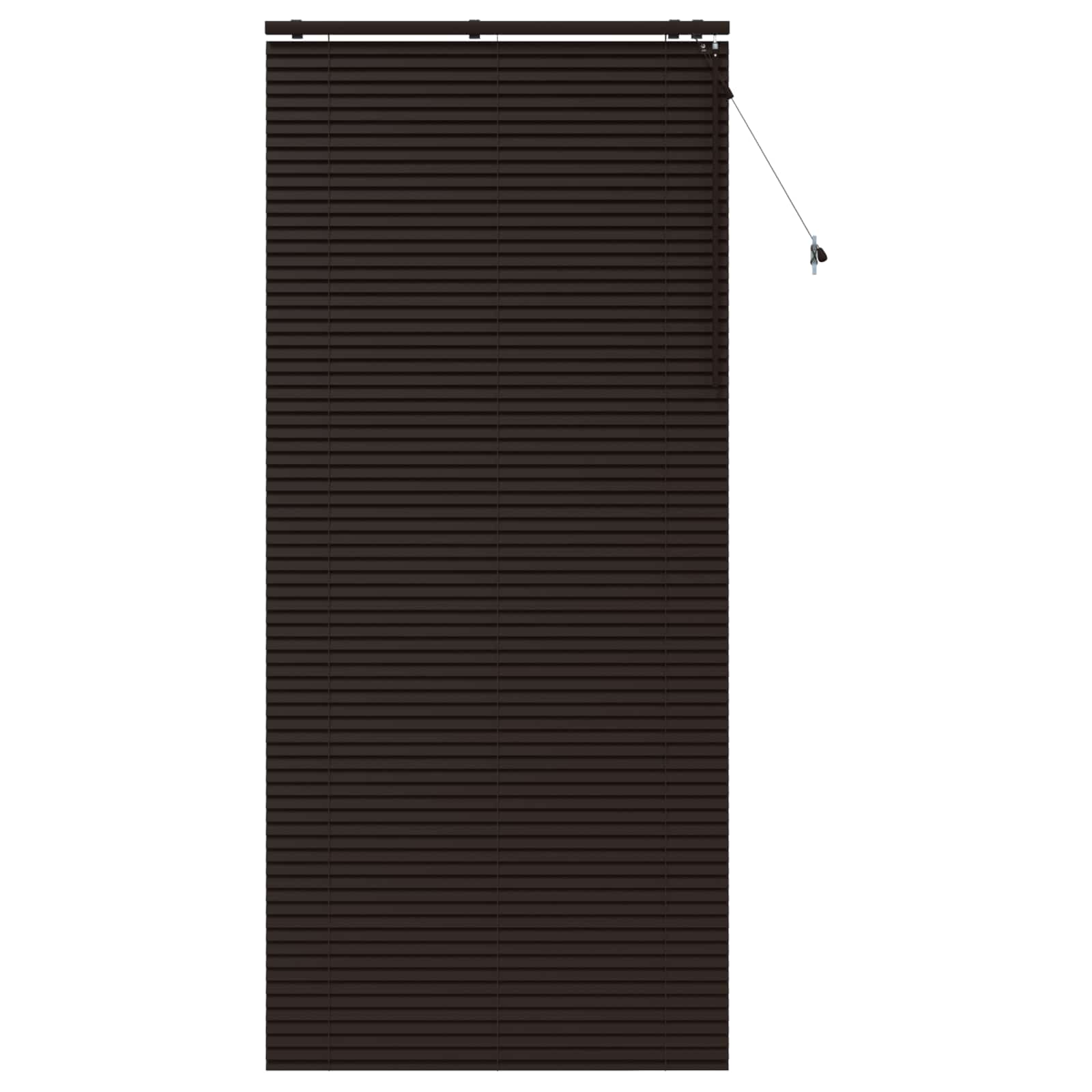 Jaloezie Donkerbruin 110 x 250 cm 35 mm Massief Paulowniahout