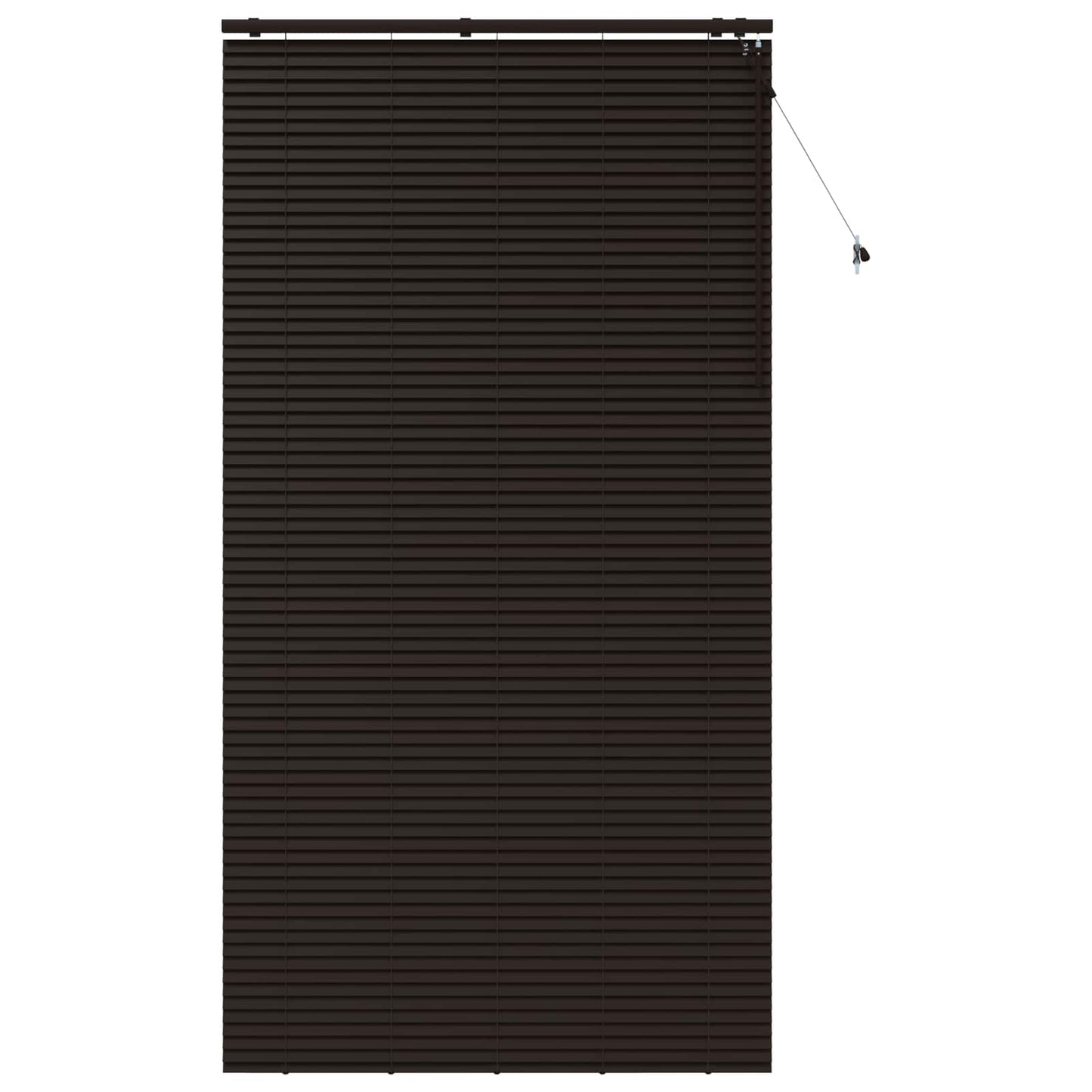 Jaloezie Donkerbruin 125 x 250 cm 35 mm Massief Paulowniahout