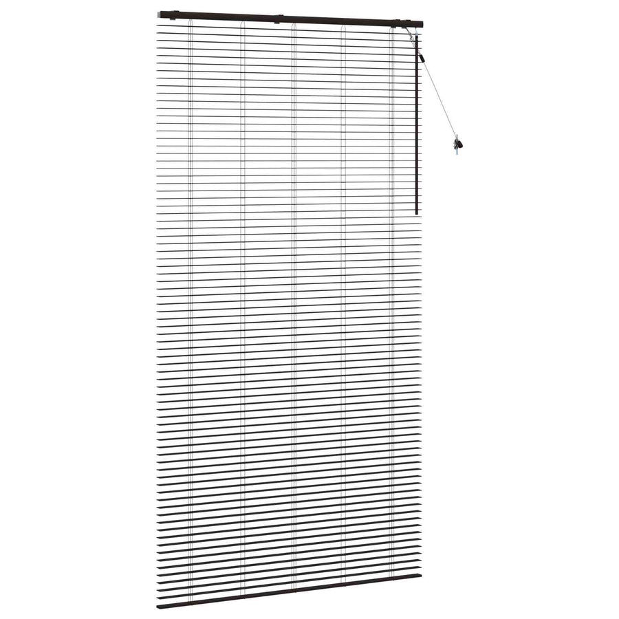 Jaloezie Donkerbruin 130 x 250 cm 35 mm Massief Paulowniahout