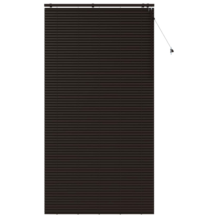 Jaloezie Donkerbruin 130 x 250 cm 35 mm Massief Paulowniahout