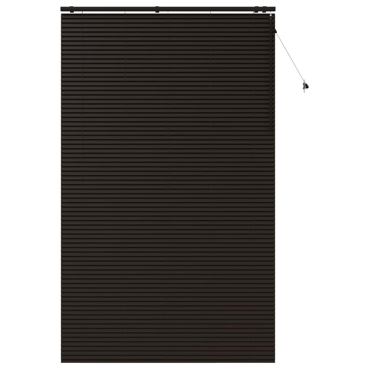 Jaloezie Donkerbruin 155 x 250 cm 35 mm Massief Paulowniahout