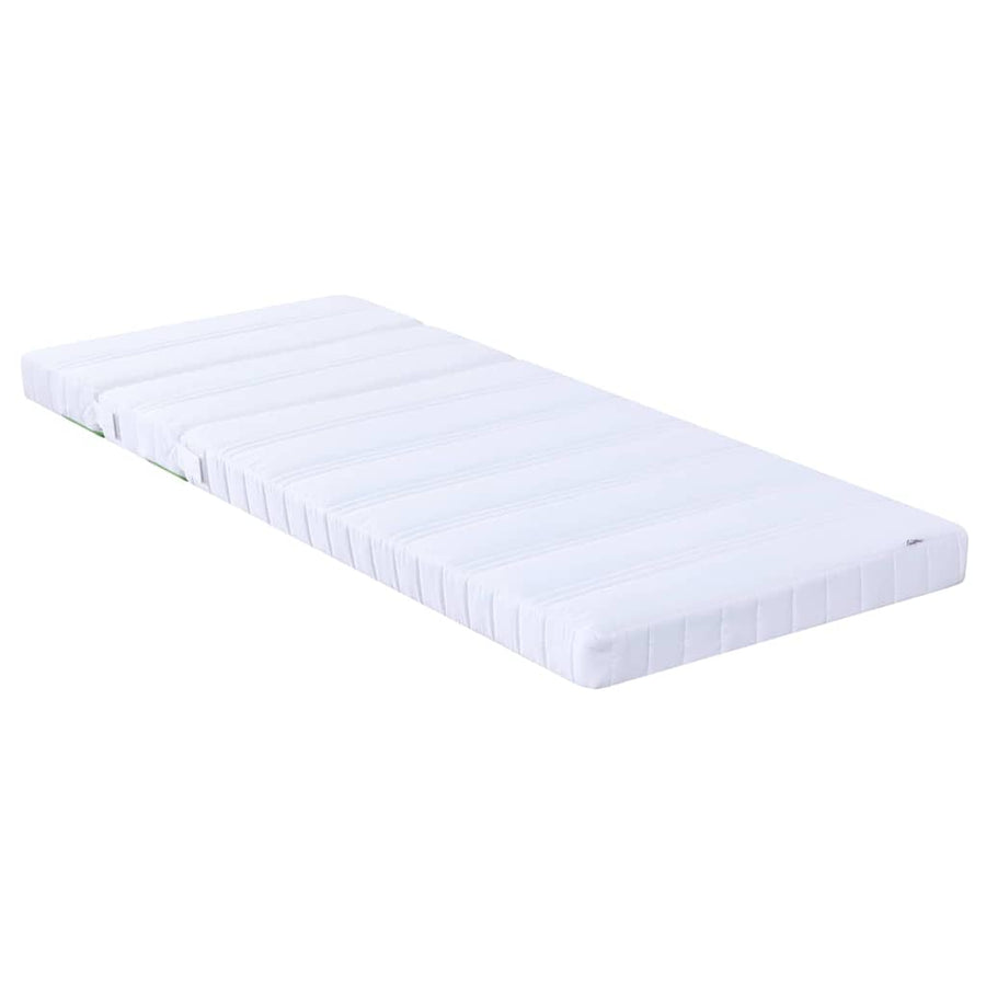 Bedframe met matras Bruin 80 x 200 cm Massief grenenhout