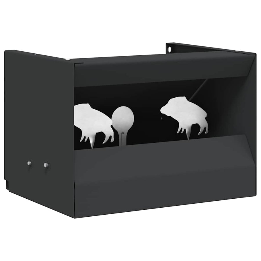 Kogel Trap Box Zwart 29 x 22 x 20 cm Staal