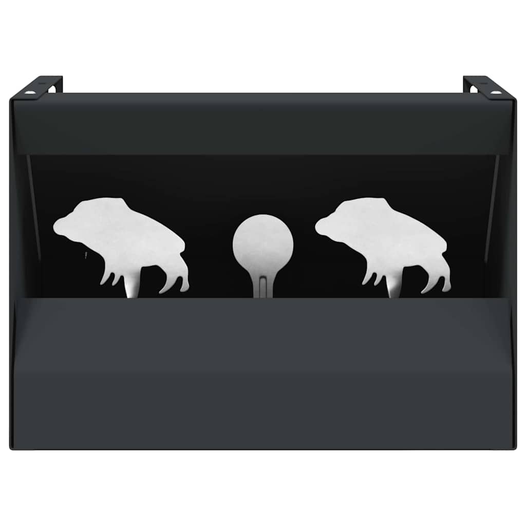 Kogel Trap Box Zwart 29 x 22 x 20 cm Staal